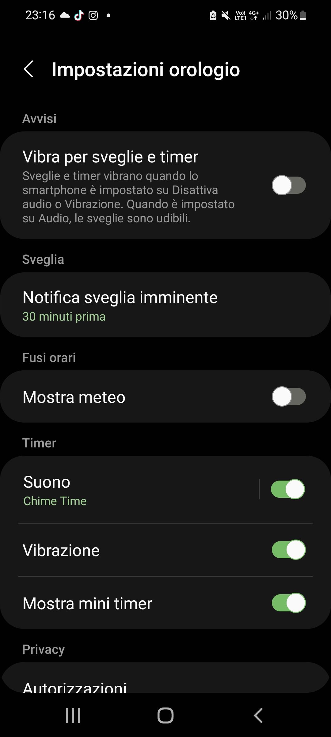 La sveglia non suona in modalità "silenzioso" Samsung Community