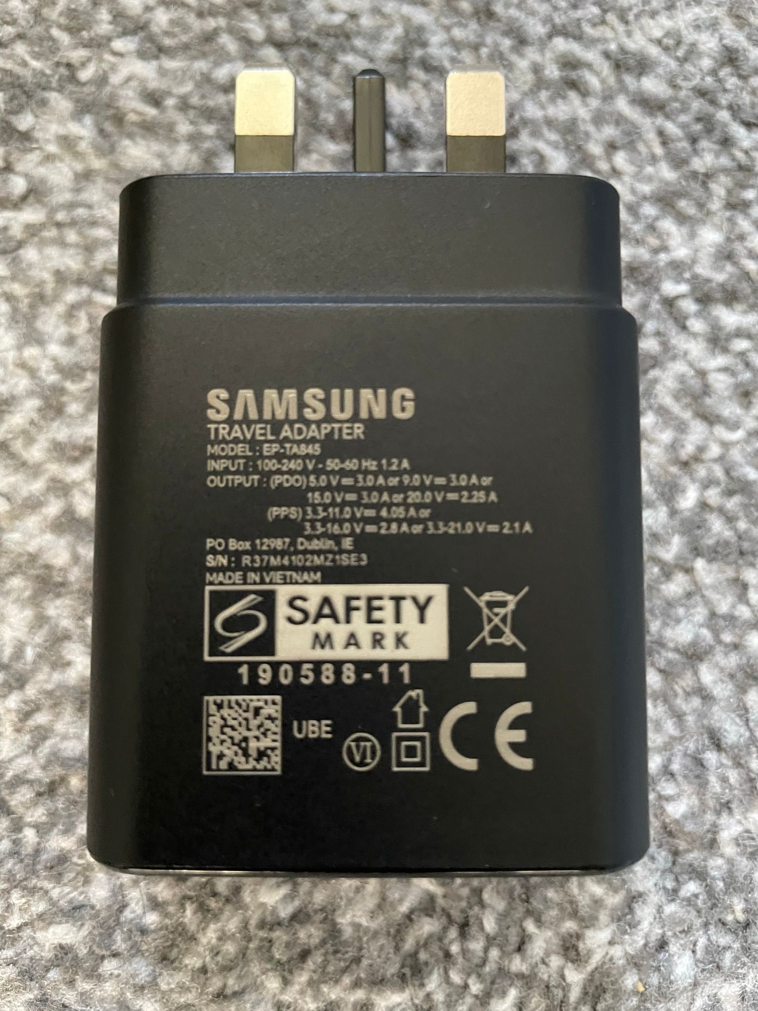 Chargeur Original Samsung 45w Original (store official samsung