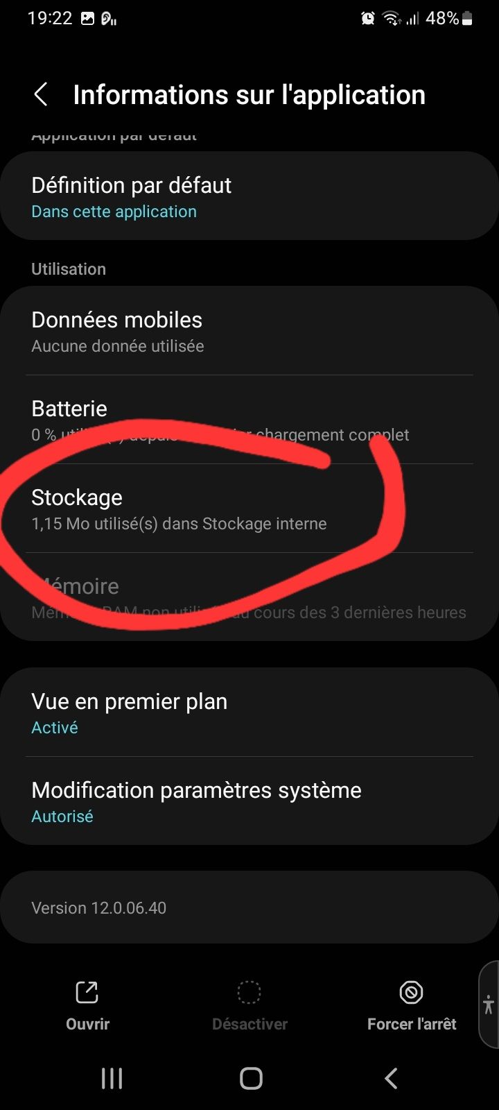 Echec appareil photo Samsung Community