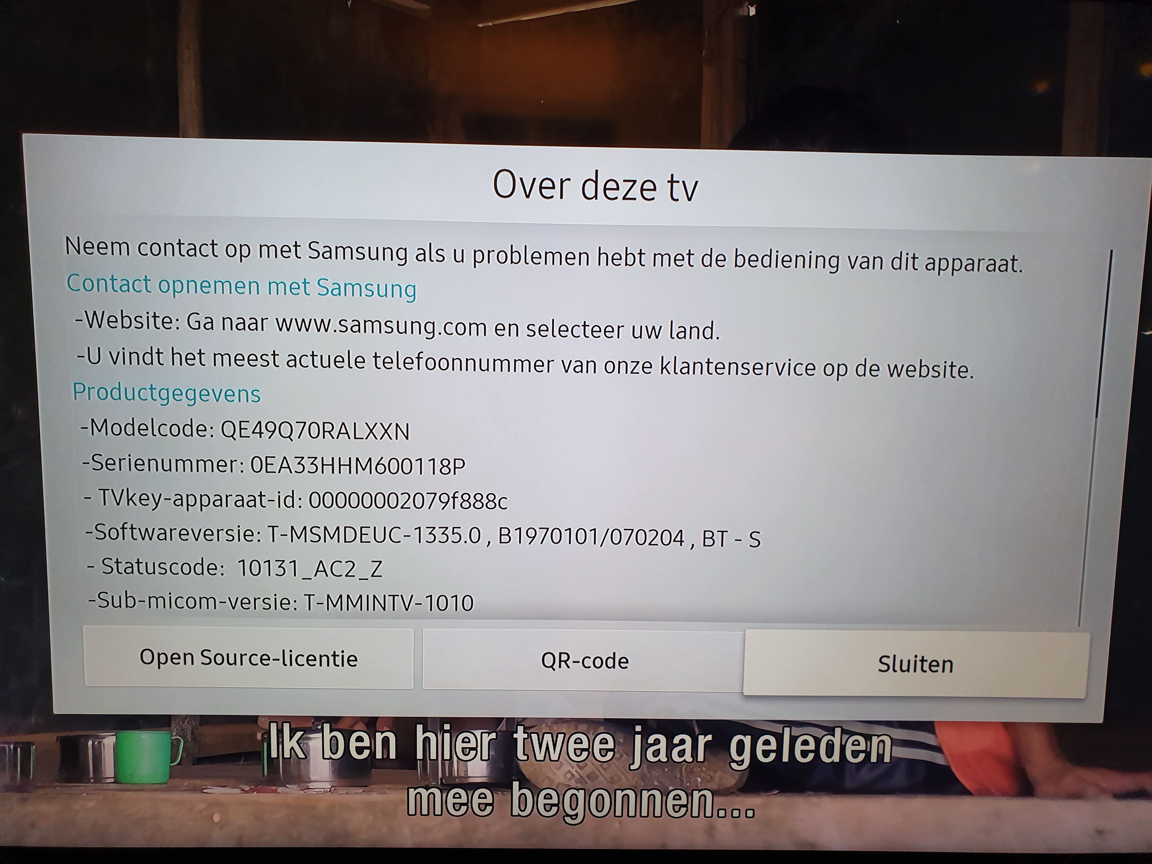 Opgelost TV zenders weg Samsung Community