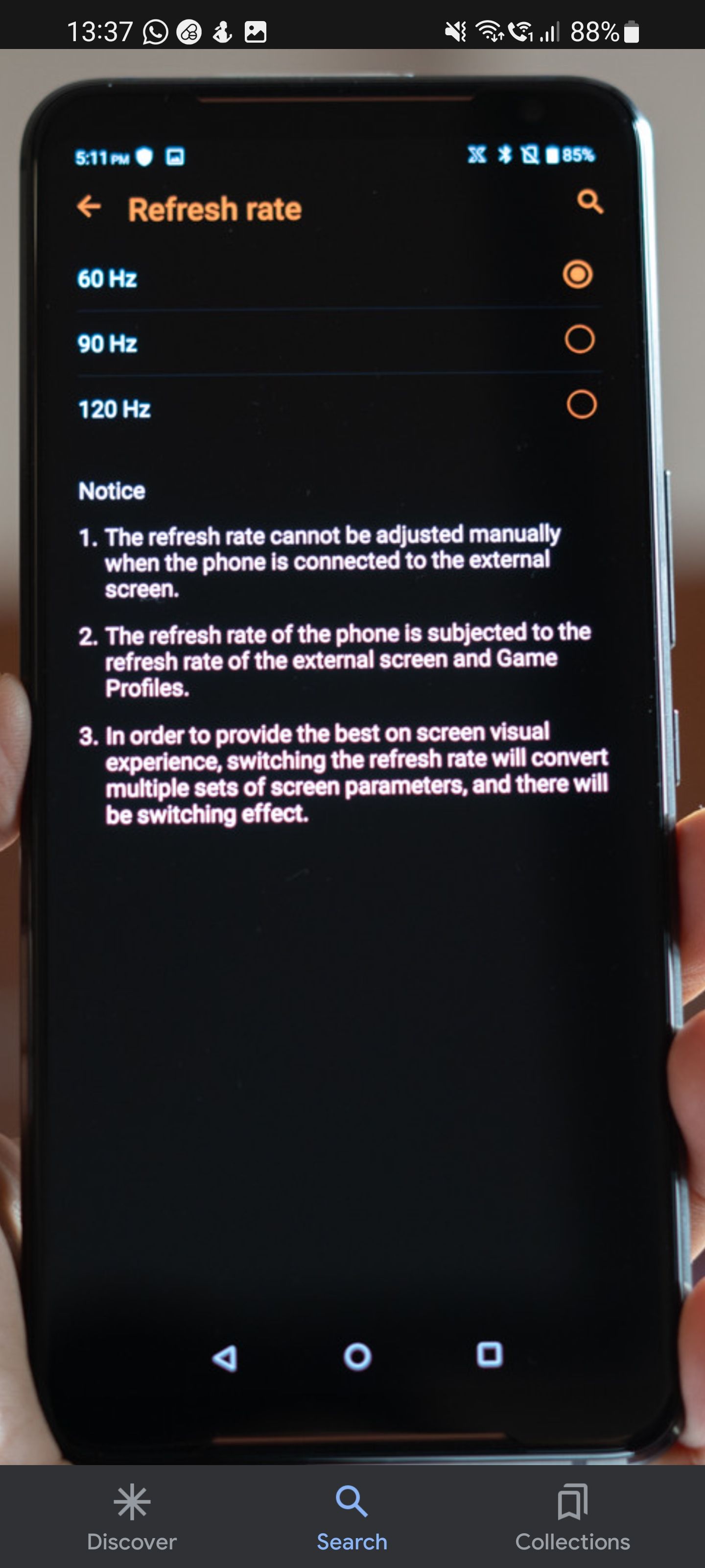 Refresh Rate Samsung Community