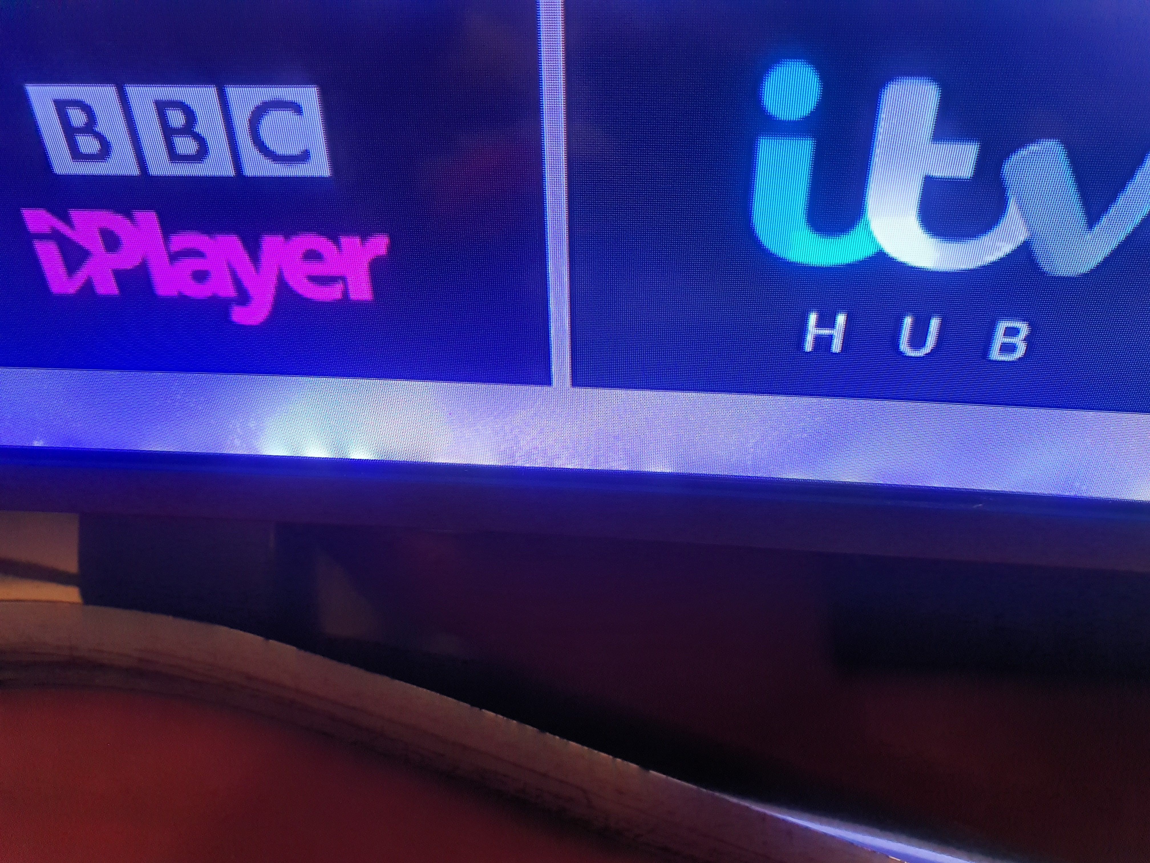 Screen overheating and almost melting bottom of TV FIRE HAZARD