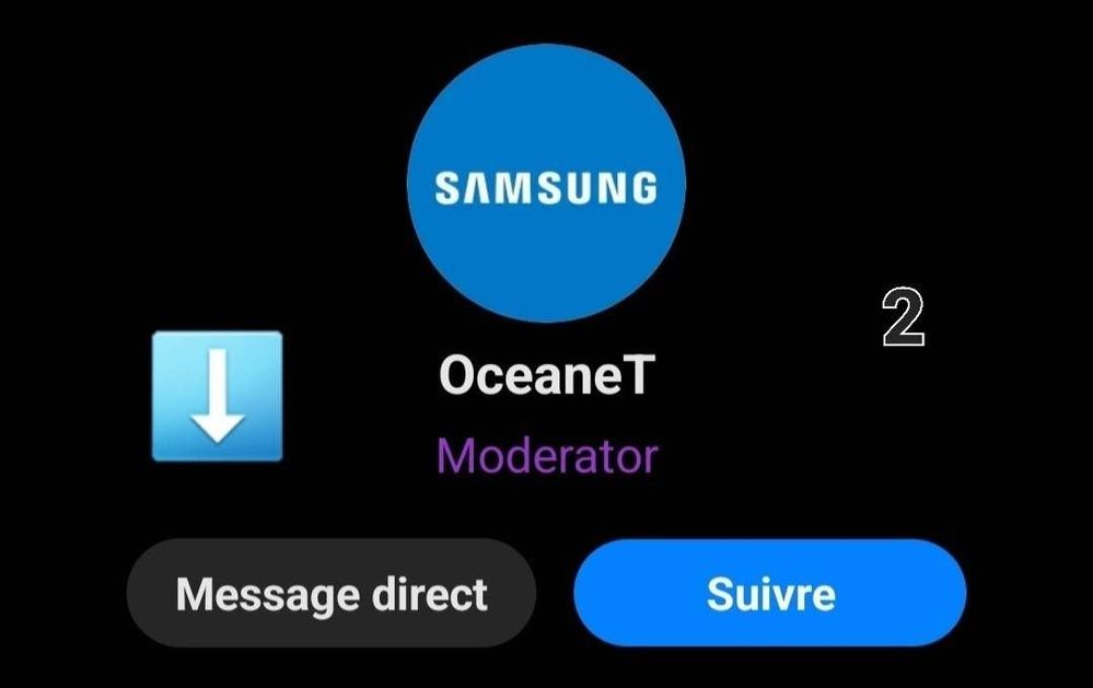 Message privé - Samsung Community