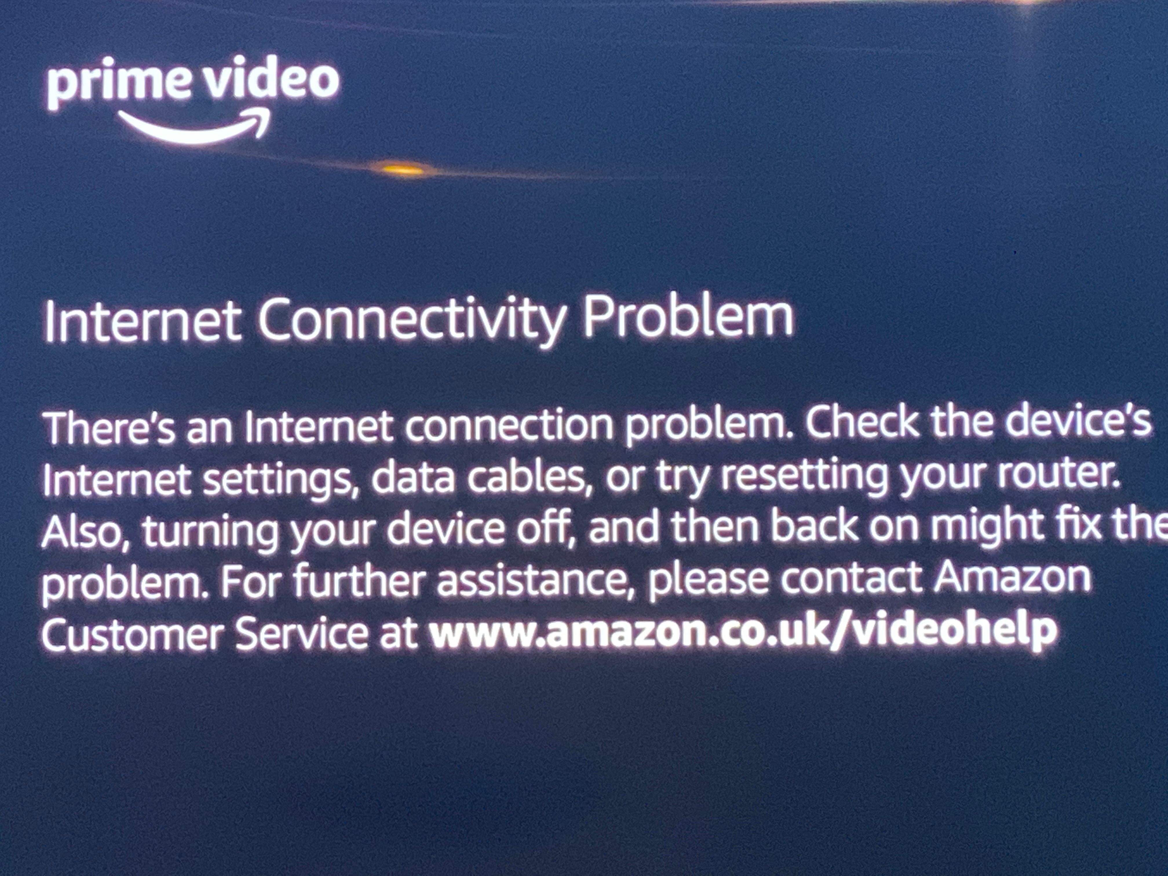 Problemas con amazon prime video en store smart tv samsung