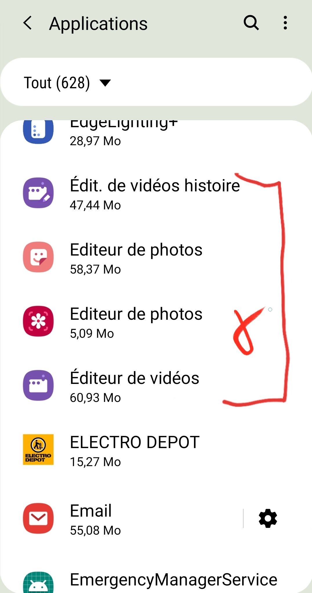 Résolu Galerie Samsung / Autorisations de modification Samsung