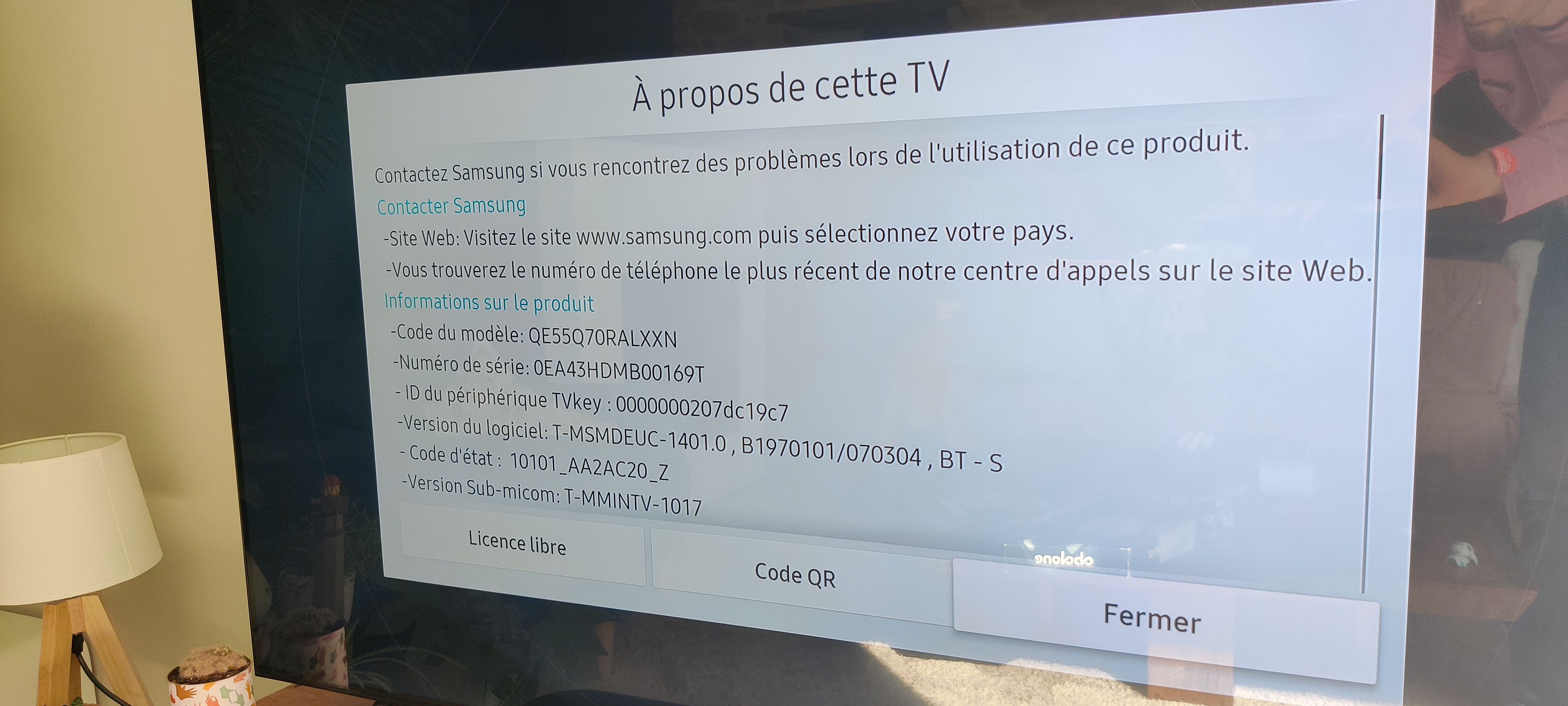 Problème Sous-titres TV SAMSUNG QLED QE55Q60RATXXC - Samsung Community