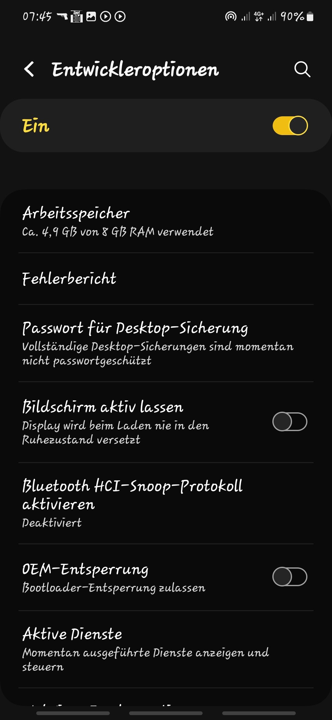 Bildschirm geht nicht mehr von selbst aus Samsung Community