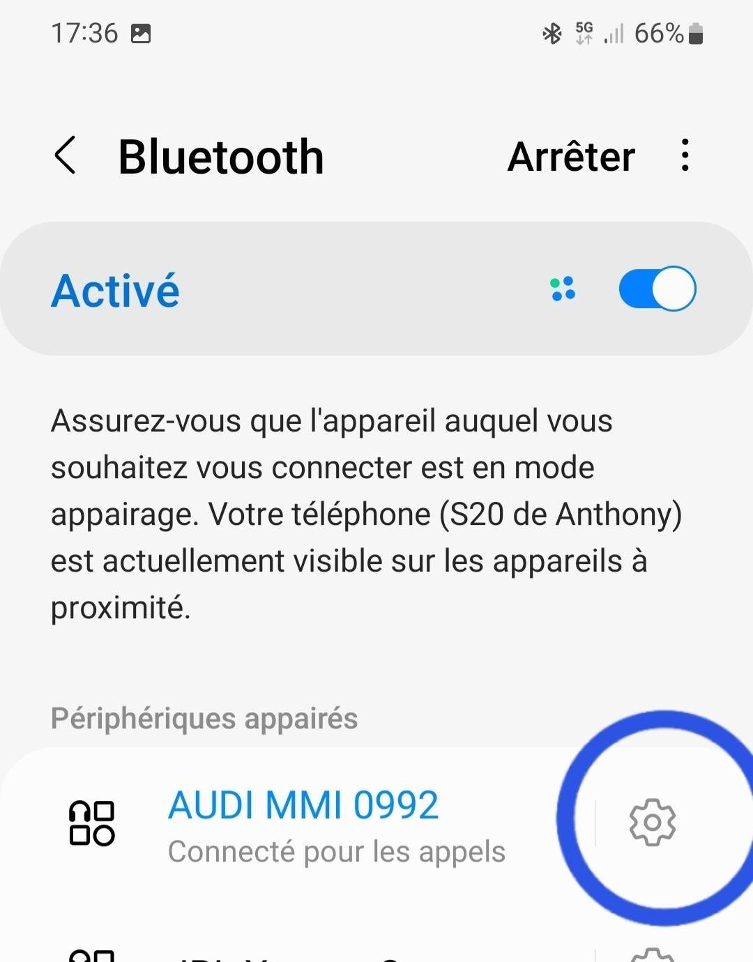 Résolu : Connection bluetooth tél-voiture ok, mais pas de son - Samsung  Community