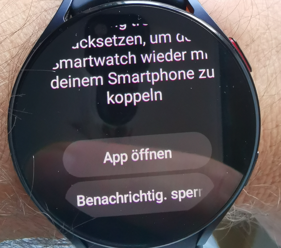 Galaxy Watch 5 entkoppelt sich - und lässt sich nur per "Zurücksetzung"  wieder koppeln - Samsung Community