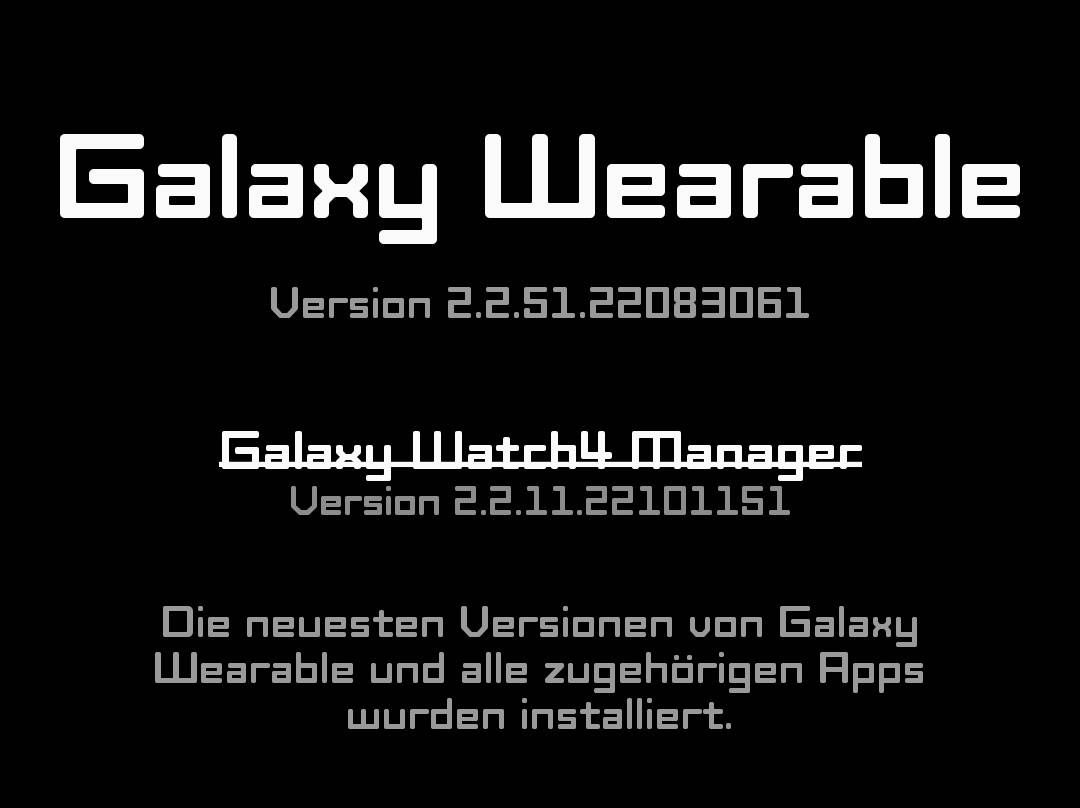 Gelöst: Seit Update der Wearable App Probleme - Samsung Community