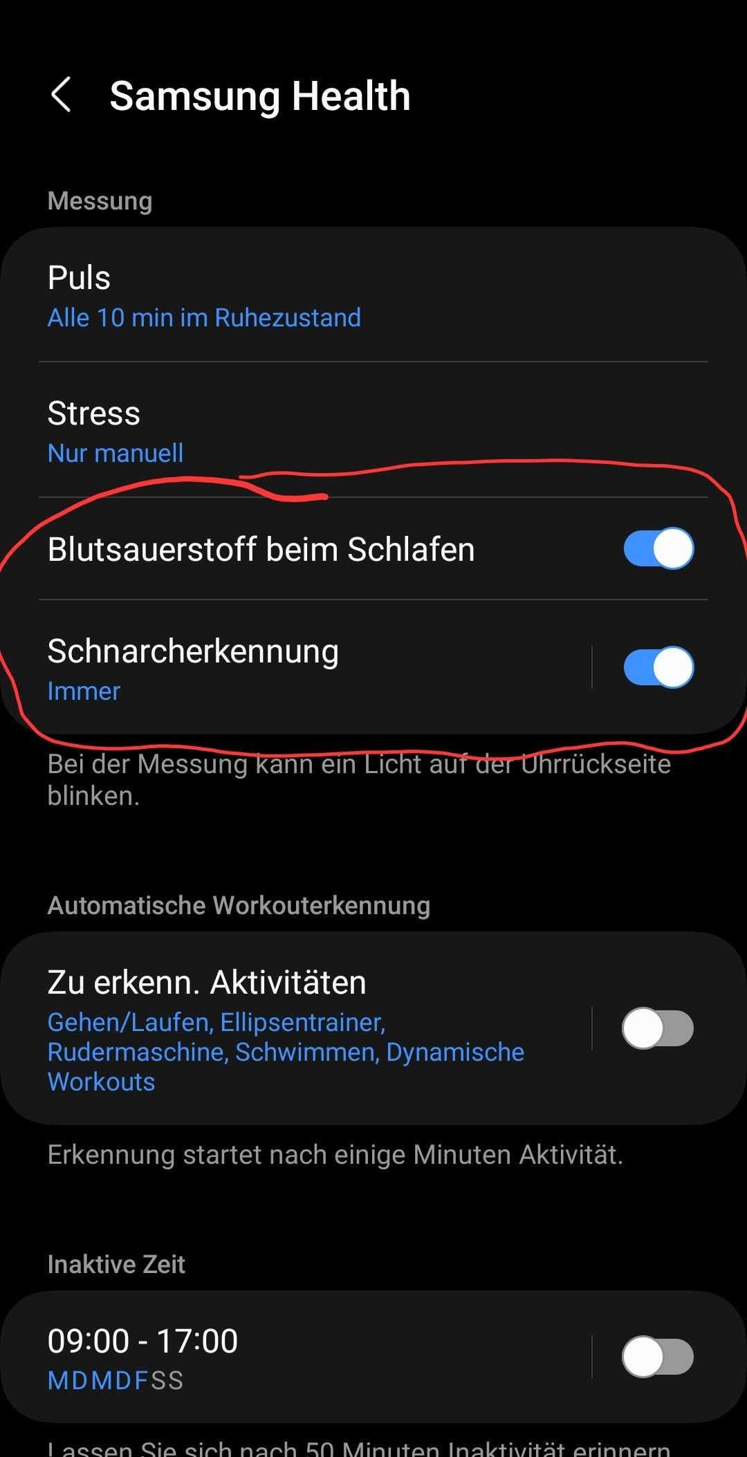 Schlaftraking bei Galaxy Watch 4 deaktivieren Samsung Community
