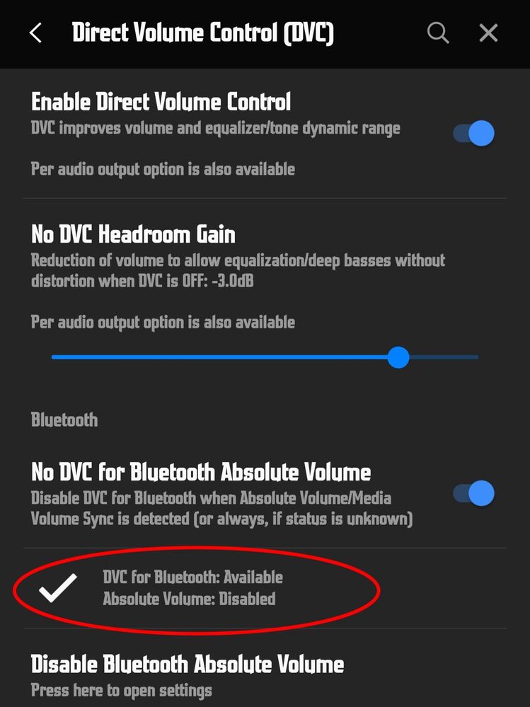 Make sure DVC is enabled for Bluetooth in Poweramp Setting > Audio >  Direct Volume Control (DVC)