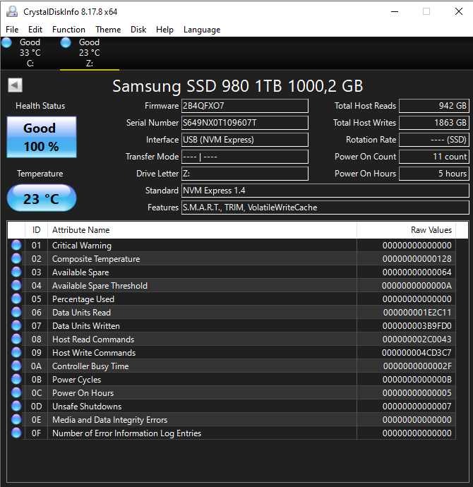 Samsung magician does not recognise M.2/NVME (980) - Samsung Community
