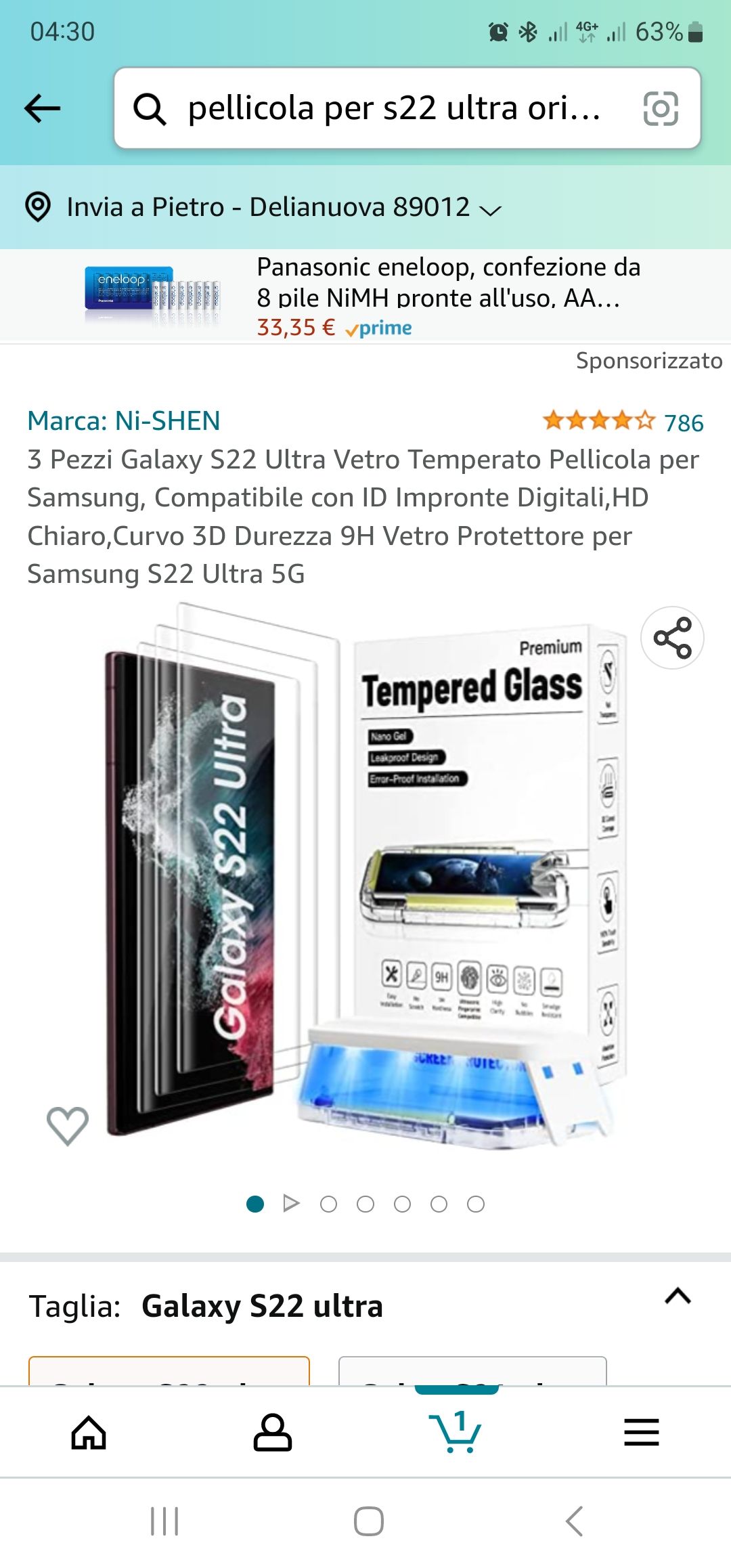 Vetro protezione - Samsung Community