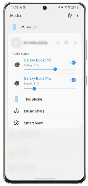 Audio doppio - Samsung Community