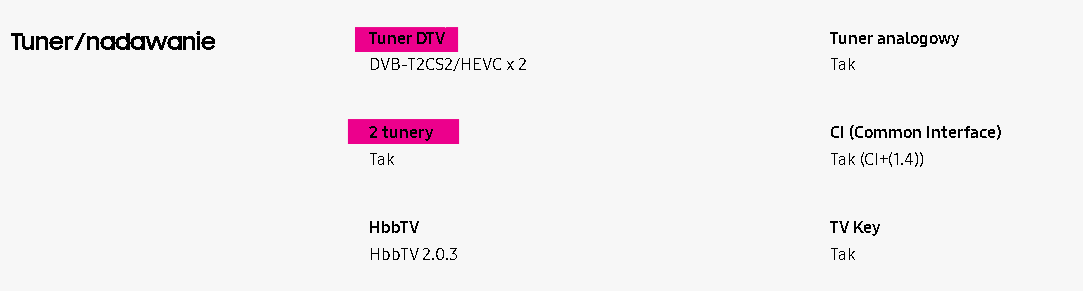 Rozwiązano: Model UE43BU8002K - nagrywanie z EPG; PVR; timeshift ...