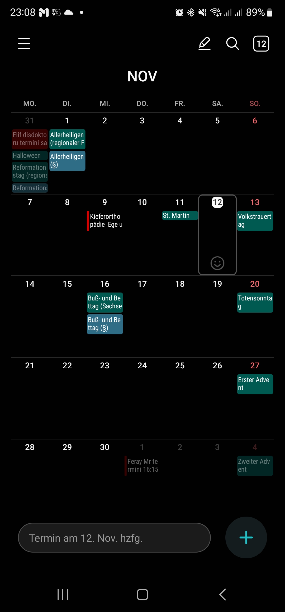 Gelöst Samsung Kalender Feiertage anzeigen Samsung Community
