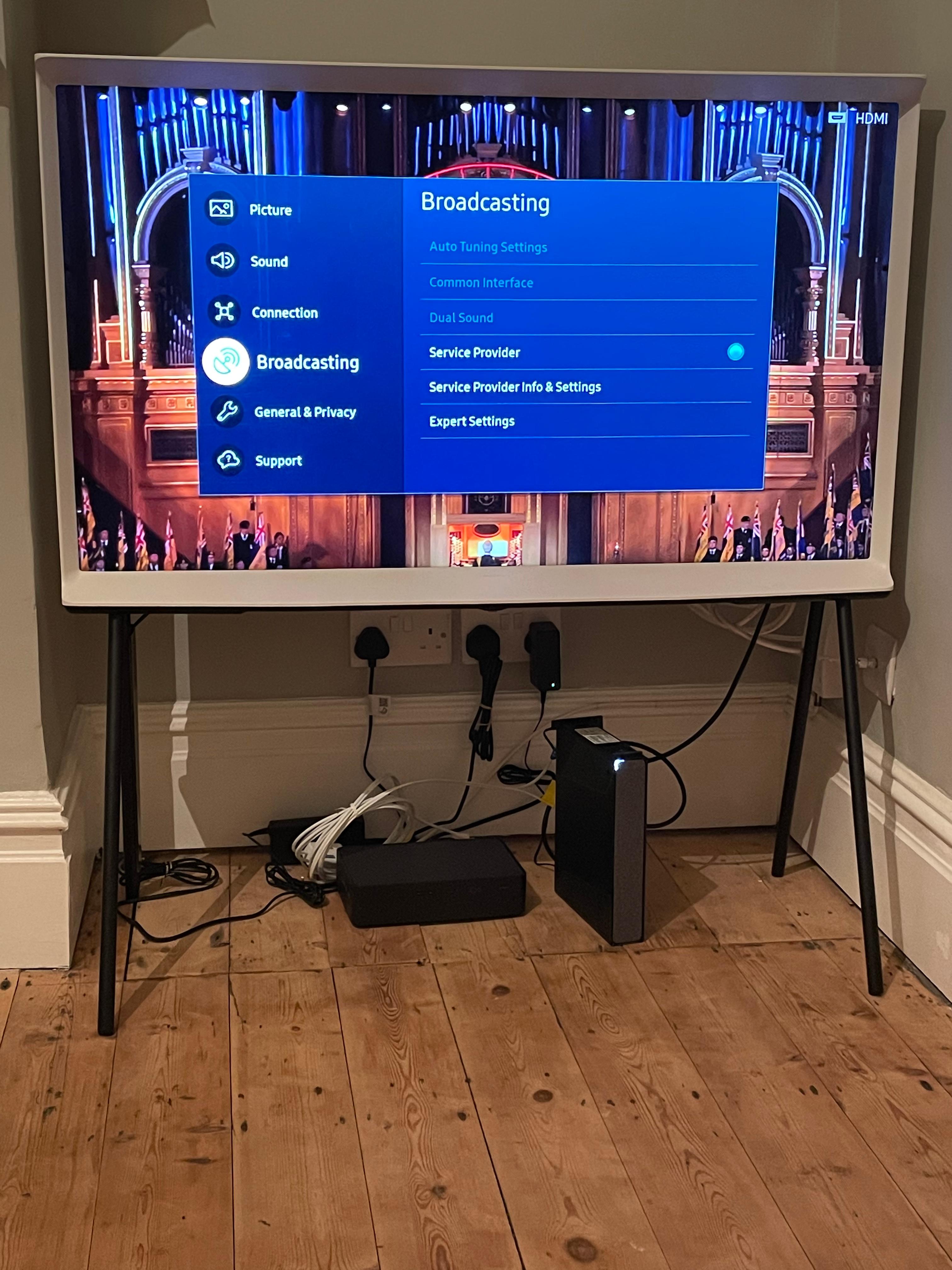 Solved Samsung Serif TV region message Samsung Community