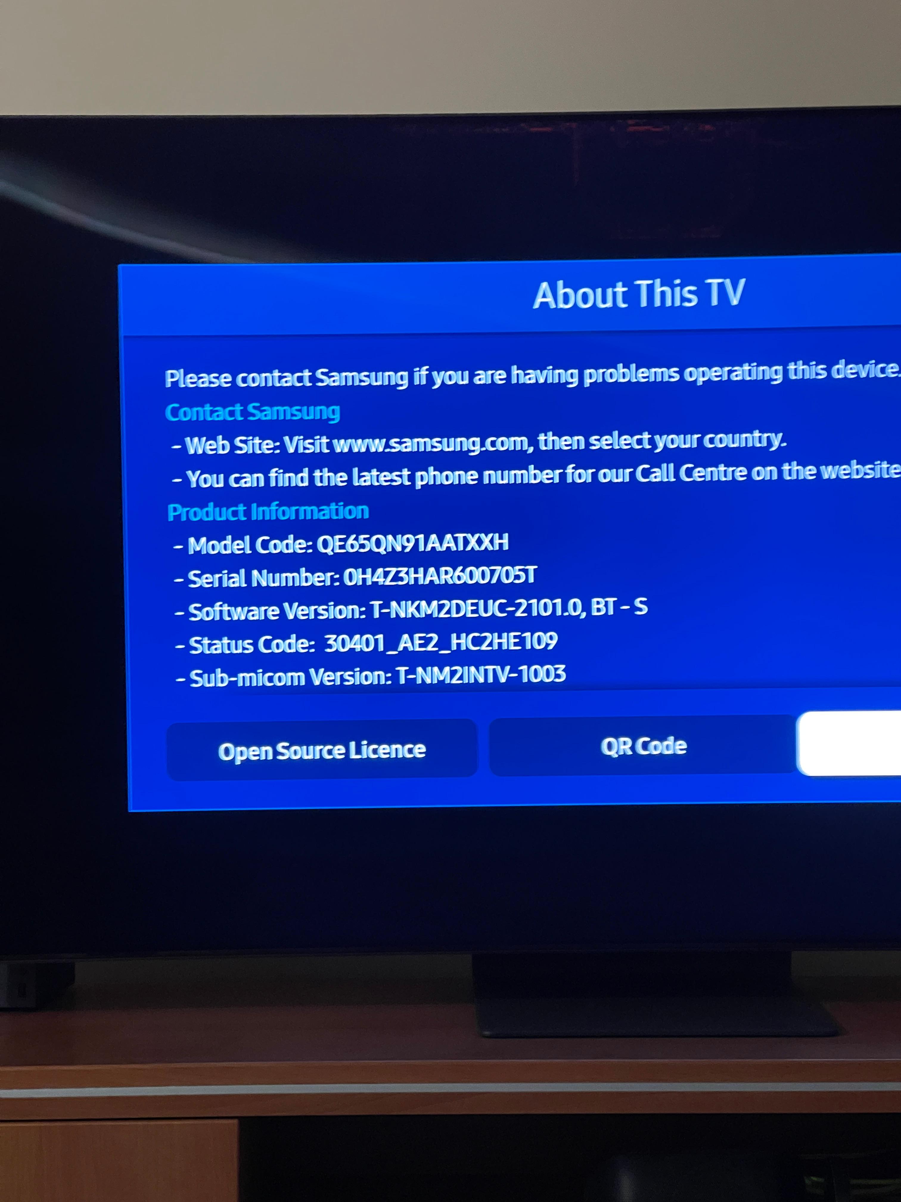 QN91A - Can't enable VRR on Xbox Series X - Samsung Community