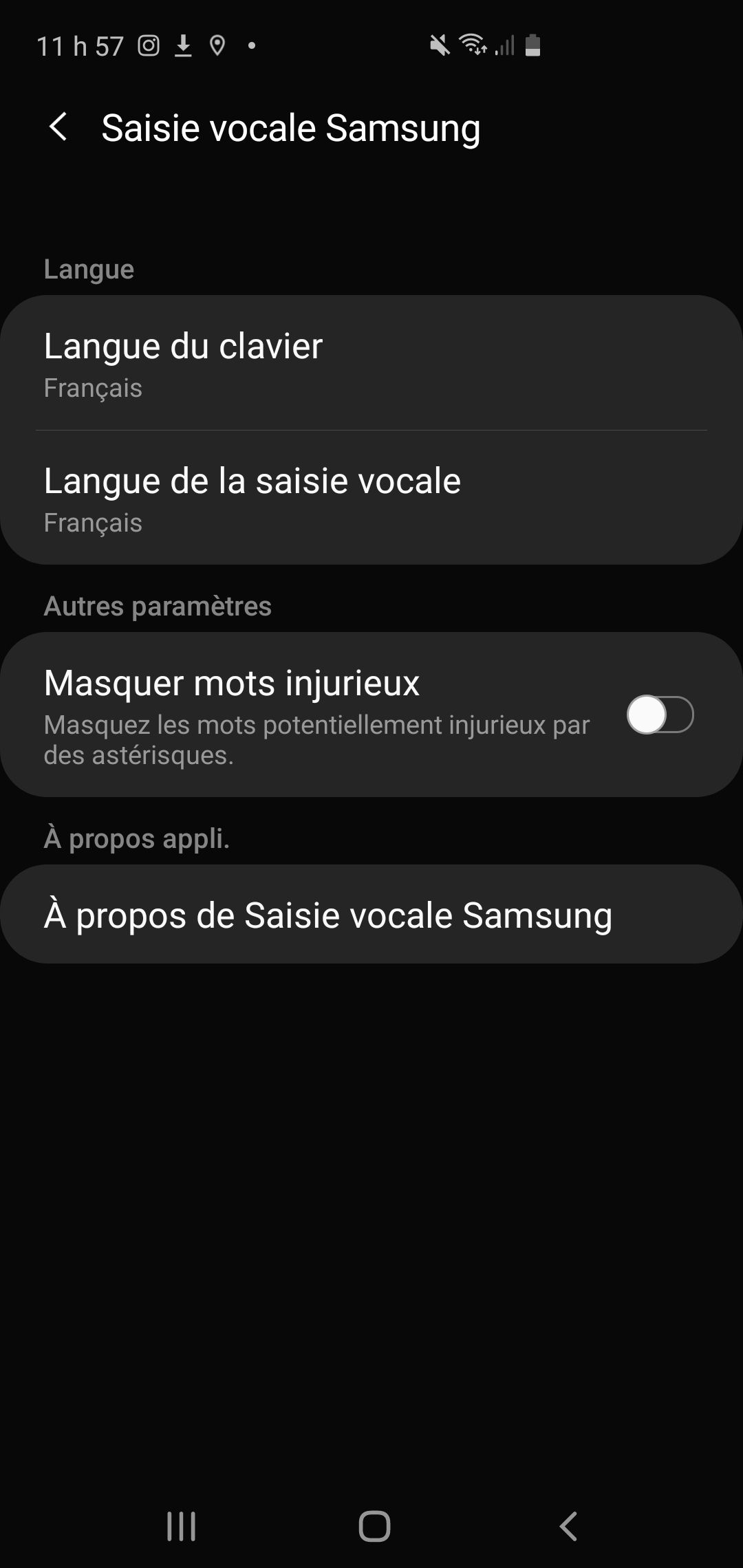 Résolu : Problème avec la saisie vocale par défaut du S10e - Samsung  Community