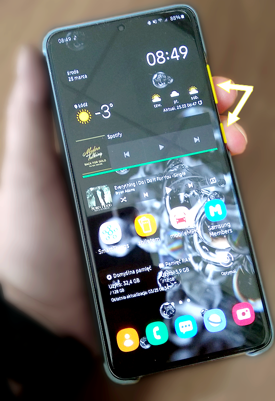 Rejestrator pulpitu i zrzut ekranu na Galaxy S20 - Samsung Community