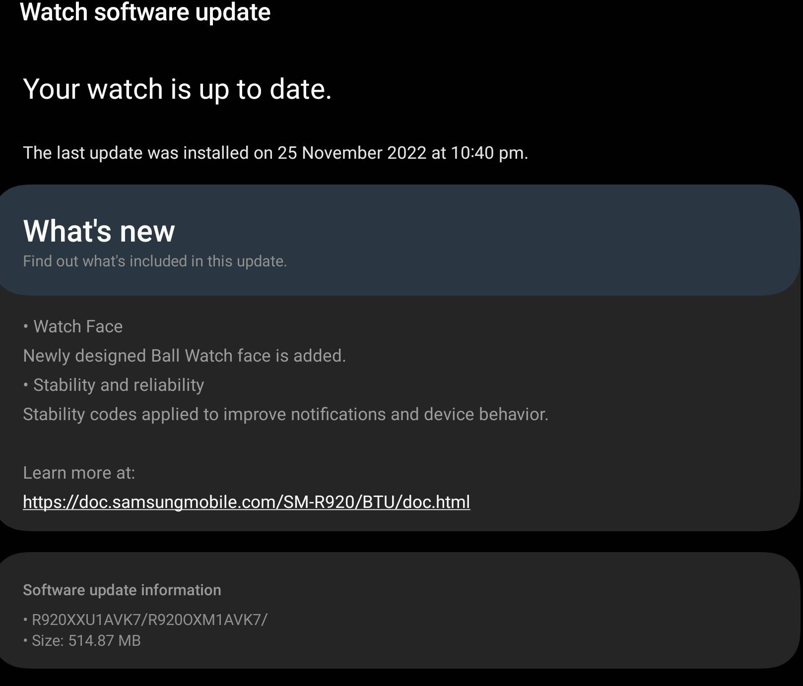 Samsung Watch 5 Pro - Firmware Update - Samsung Community