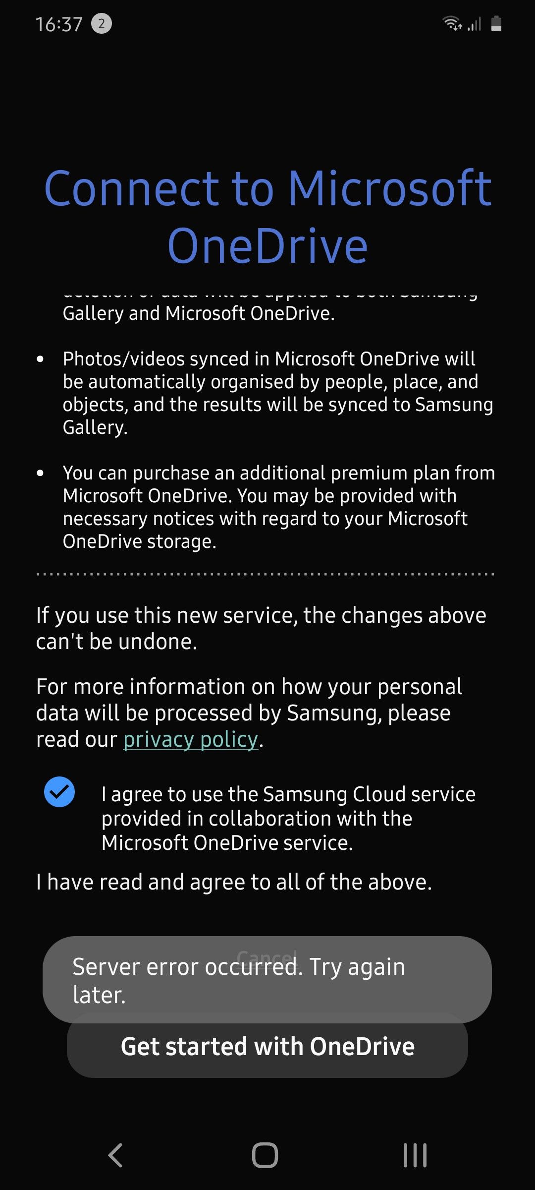 Что такое onedrive в телефоне samsung и для чего он нужен