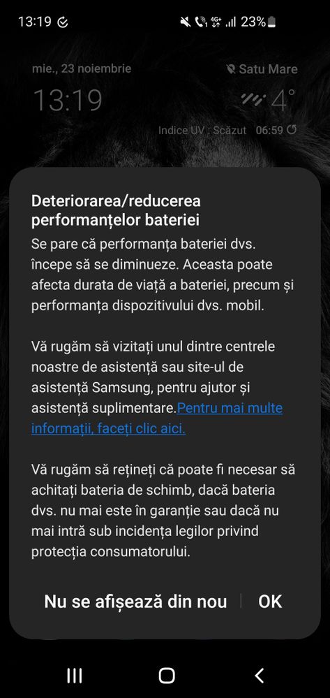 Baterie Deteriorată - Samsung Community