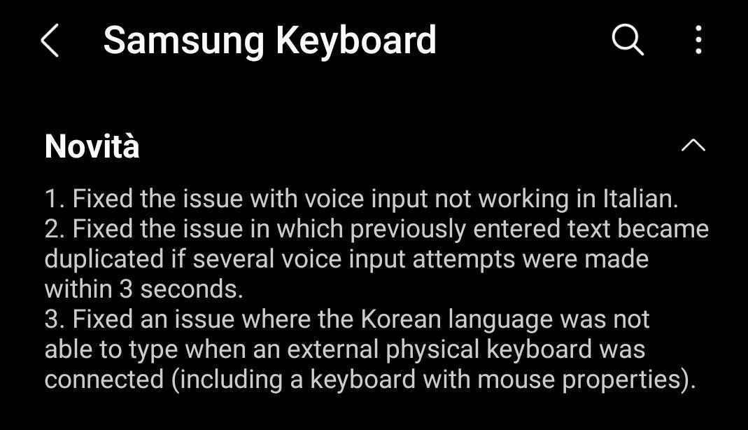 Microfono tastiera riconoscimento vocale non funziona - Samsung Community