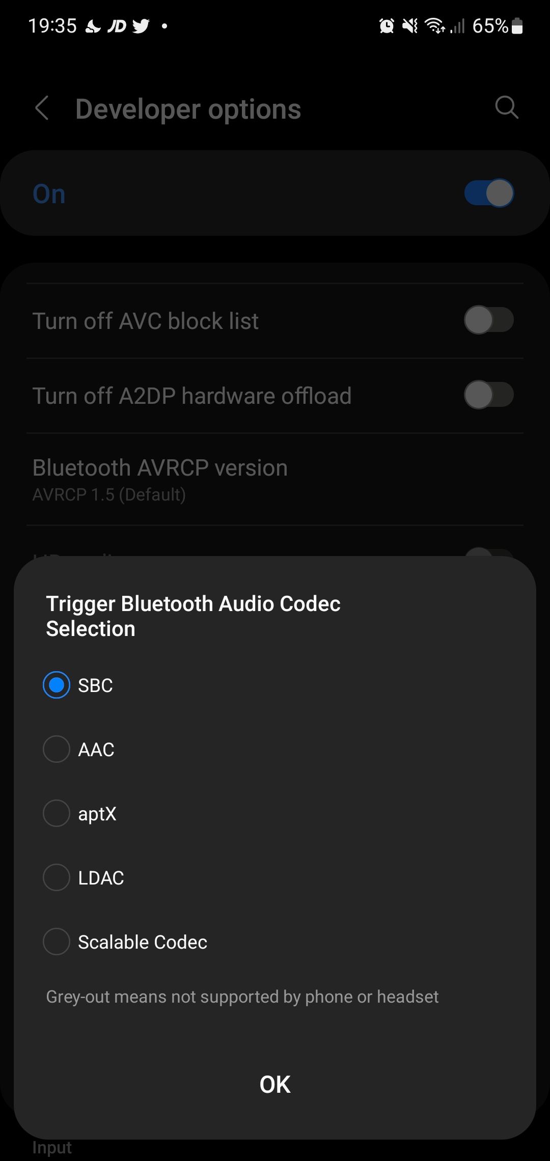 Samsung buds 2024 plus aptx