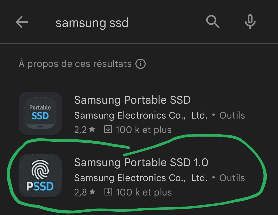 Résolu : Connecté mon disque dur externe à mon S21 - Samsung Community
