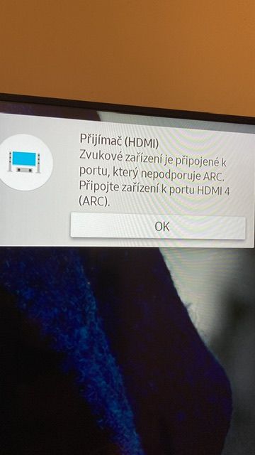 Problém s HDMI4 (arc) u televize QE65Q60R - Samsung Community