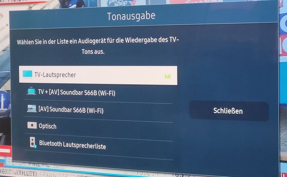 Neue Soundbar HW-S66B (2022) gibt keinen Ton vom TV GQ65Q95T (2020) über  HDMI Verbindung ab. - Samsung Community