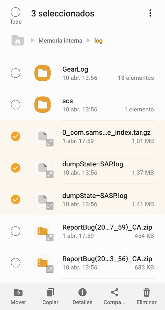 Solucionado: Mover archivos de la memoria interna a la tarjeta SD en el A50  - Samsung Community