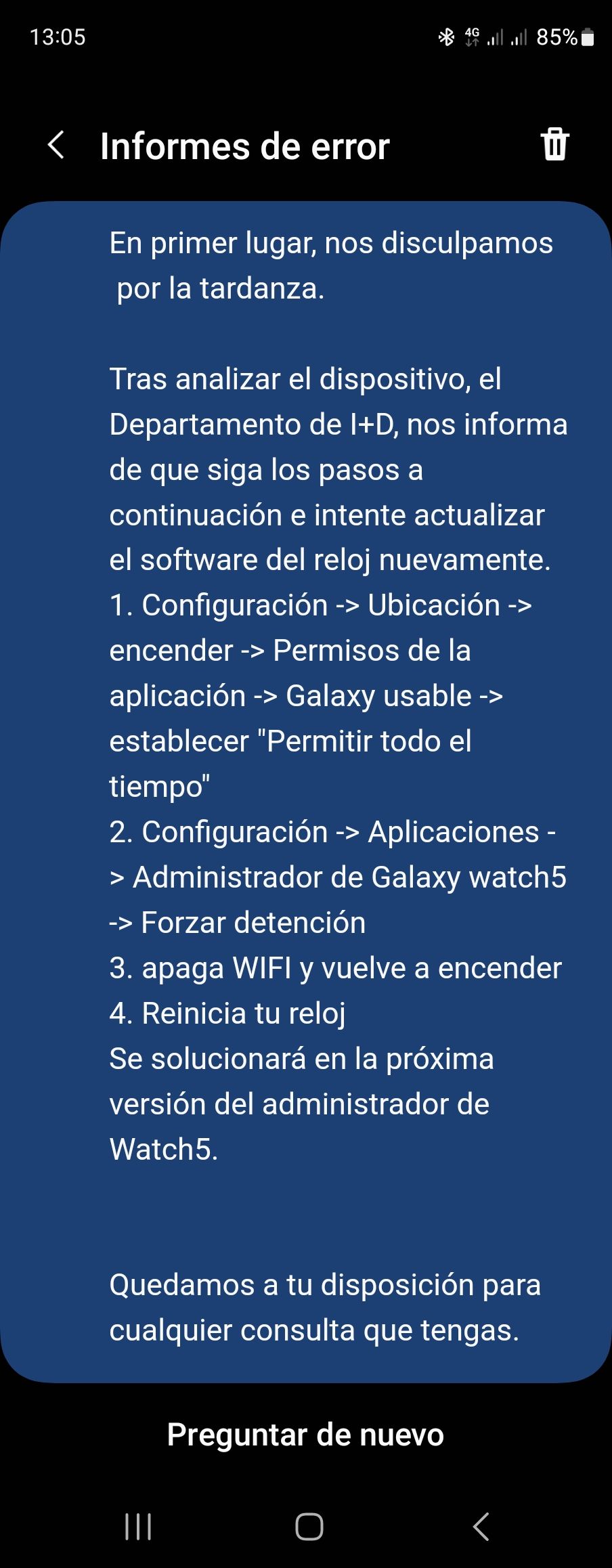 Cuidado con actualizar tu reloj Samsung, usuarios se están quejando de que  se queda bloqueado