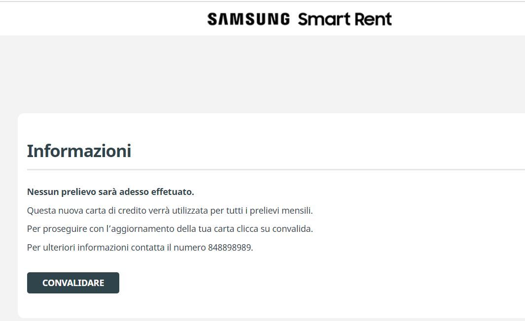 Risolto: Sostituzione per danno con Smart Rent - Pagina 39 - Samsung  Community