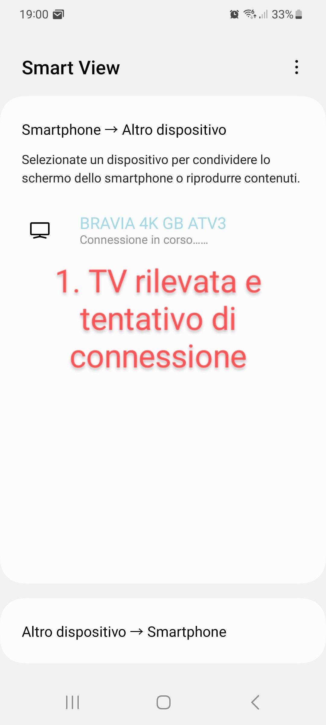 Smart View non si connette alla TV - Samsung Community