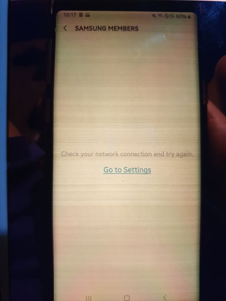 Screen of samsung note 9 after the latest update.