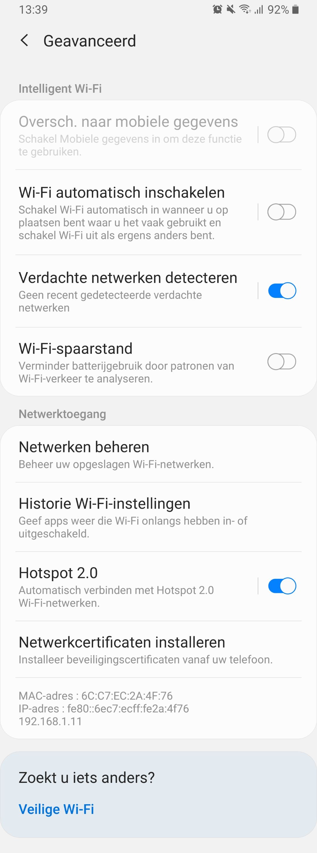 Niet automatisch verbinden met sterkste Wifi - Samsung Community
