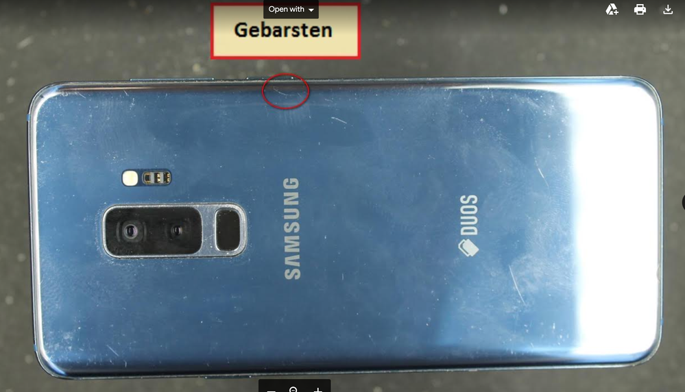 doneren Misleidend Shilling Geen garantie vanwege een oude kras - Samsung Community