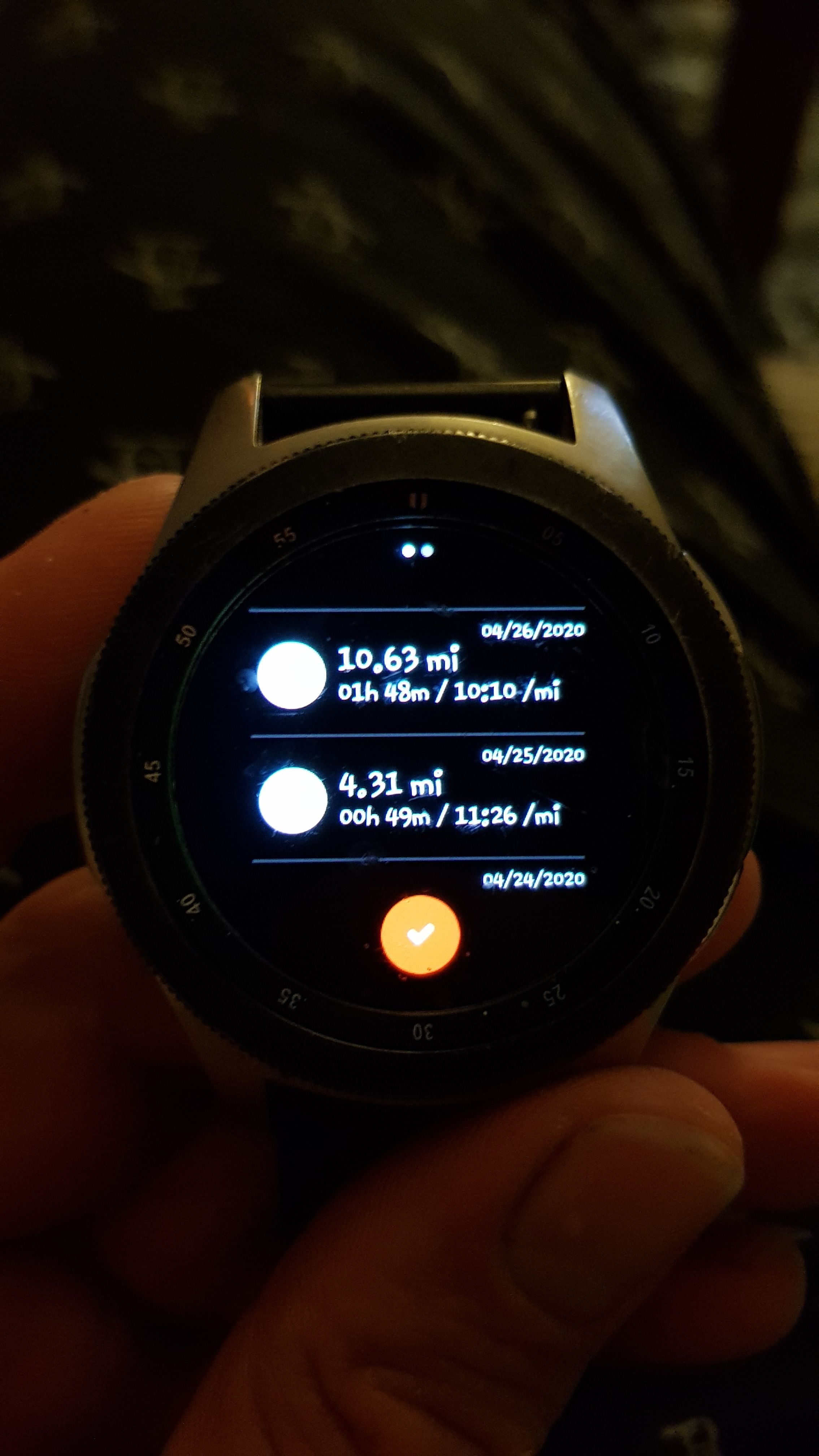 strava samsung gear s3 frontier