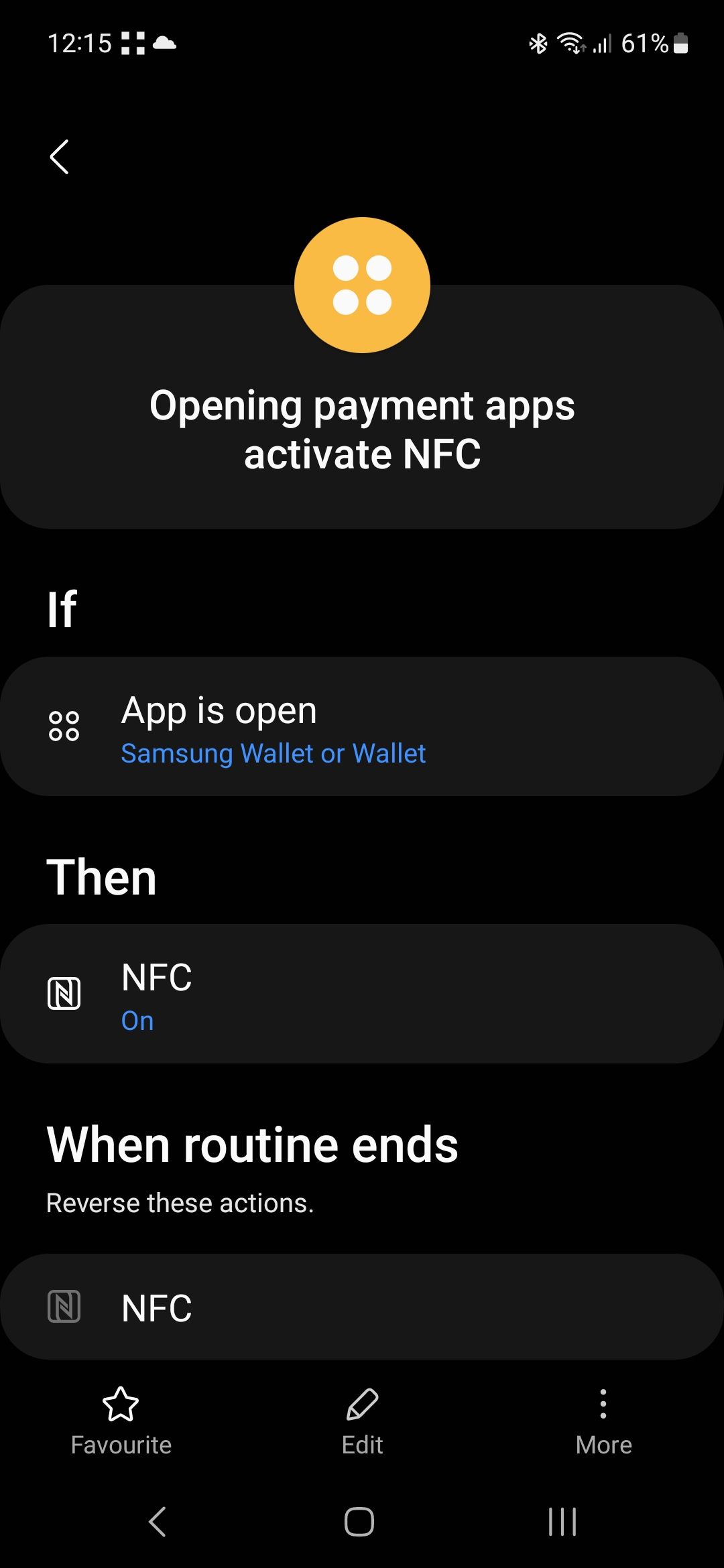 AUTO NFC NOT WORKING IN SAMSUNG ROUTINE visual data 5