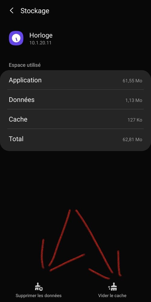 Videz le cache et les données puis redémarrer  votre appareil