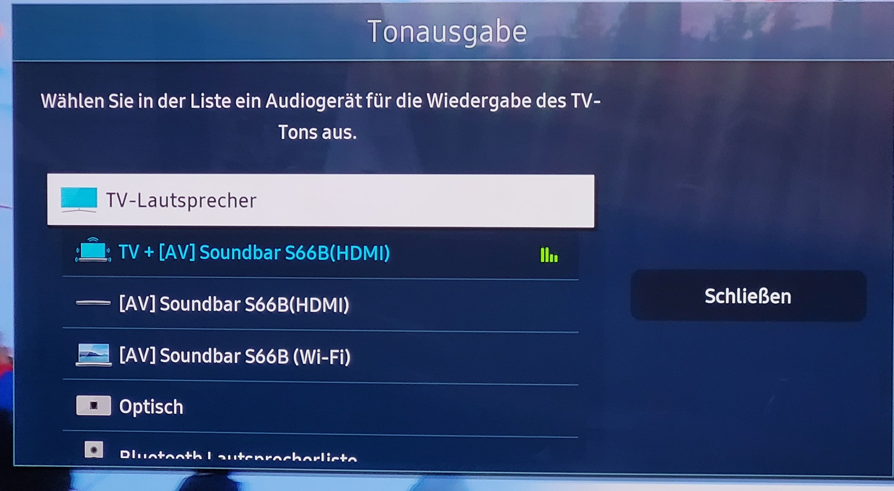 Neue Soundbar HW-S66B (2022) gibt keinen Ton vom TV GQ65Q95T (2020) über  HDMI Verbindung ab. - Samsung Community