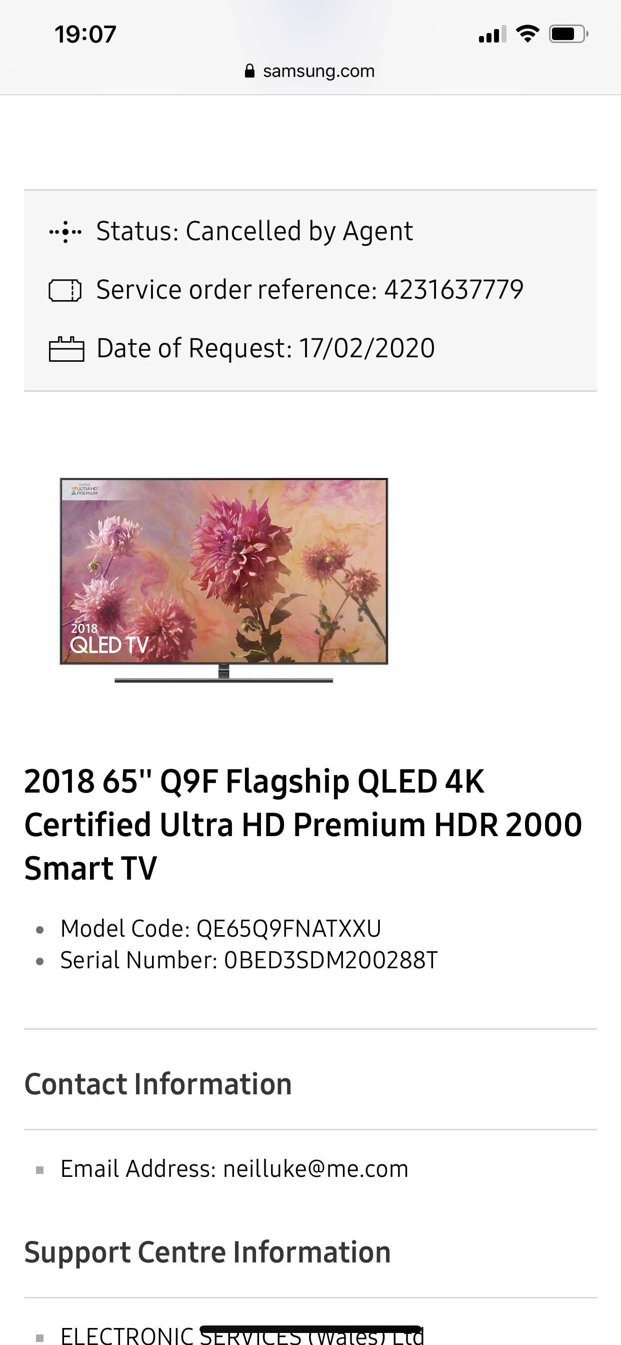 Samsung tv lost Samsung Community