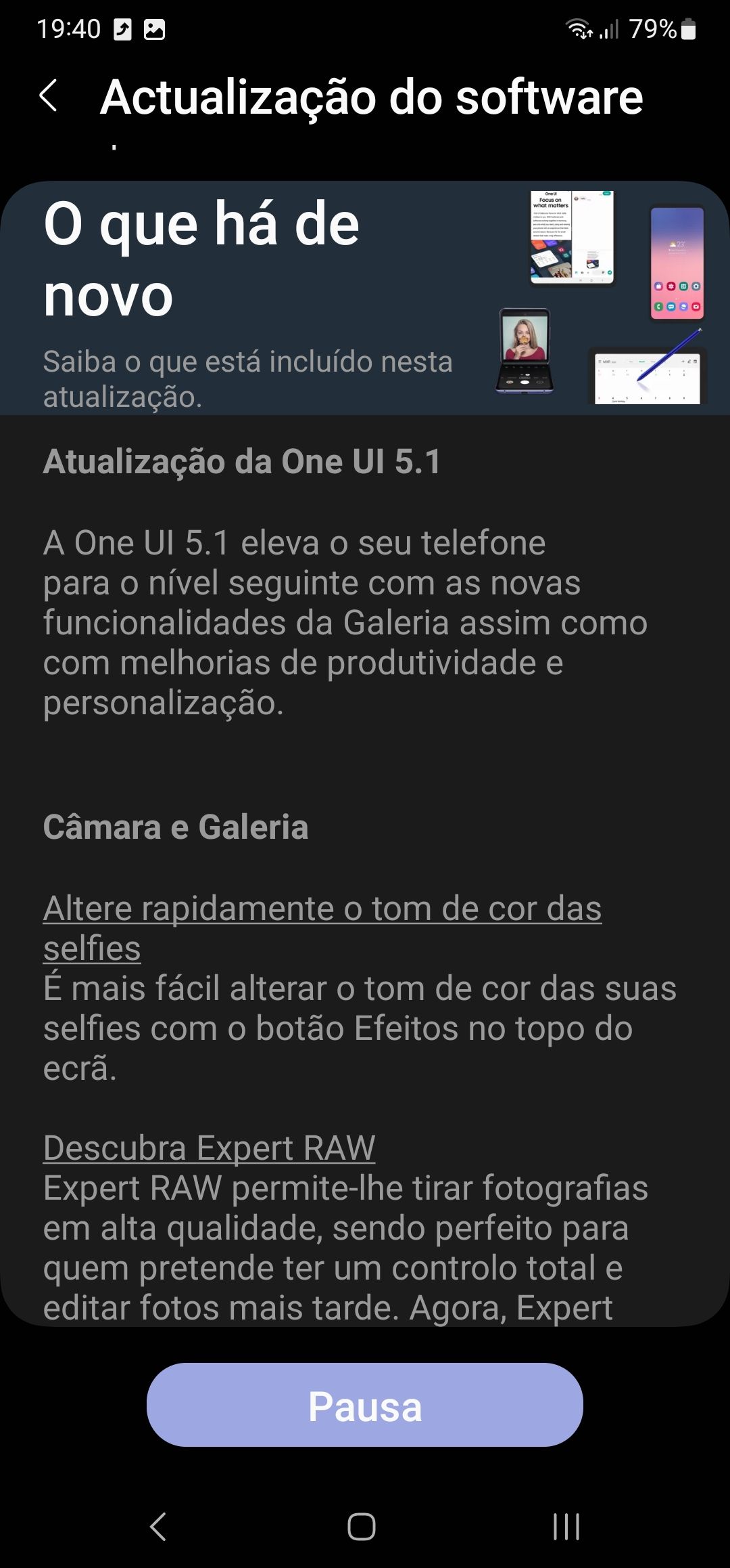 Actualização note 20 ultra one ui 5.1 Samsung Community