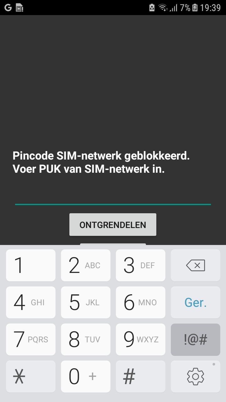 Sim locked buiten Europa SIM-netwerk geblokkeerd - Pagina 3 - Samsung  Community