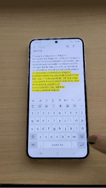 Función "deshacer", "rehacer" en el teclado - Samsung Community