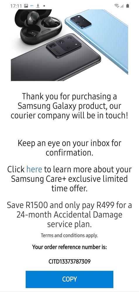 Hi good day i still did not receive my galaxy buds+ it was not delivered? -  Samsung Community