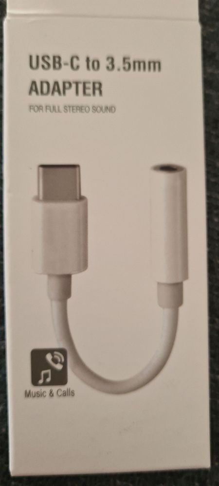 Usb c to 3.5 mm. Not recognised.